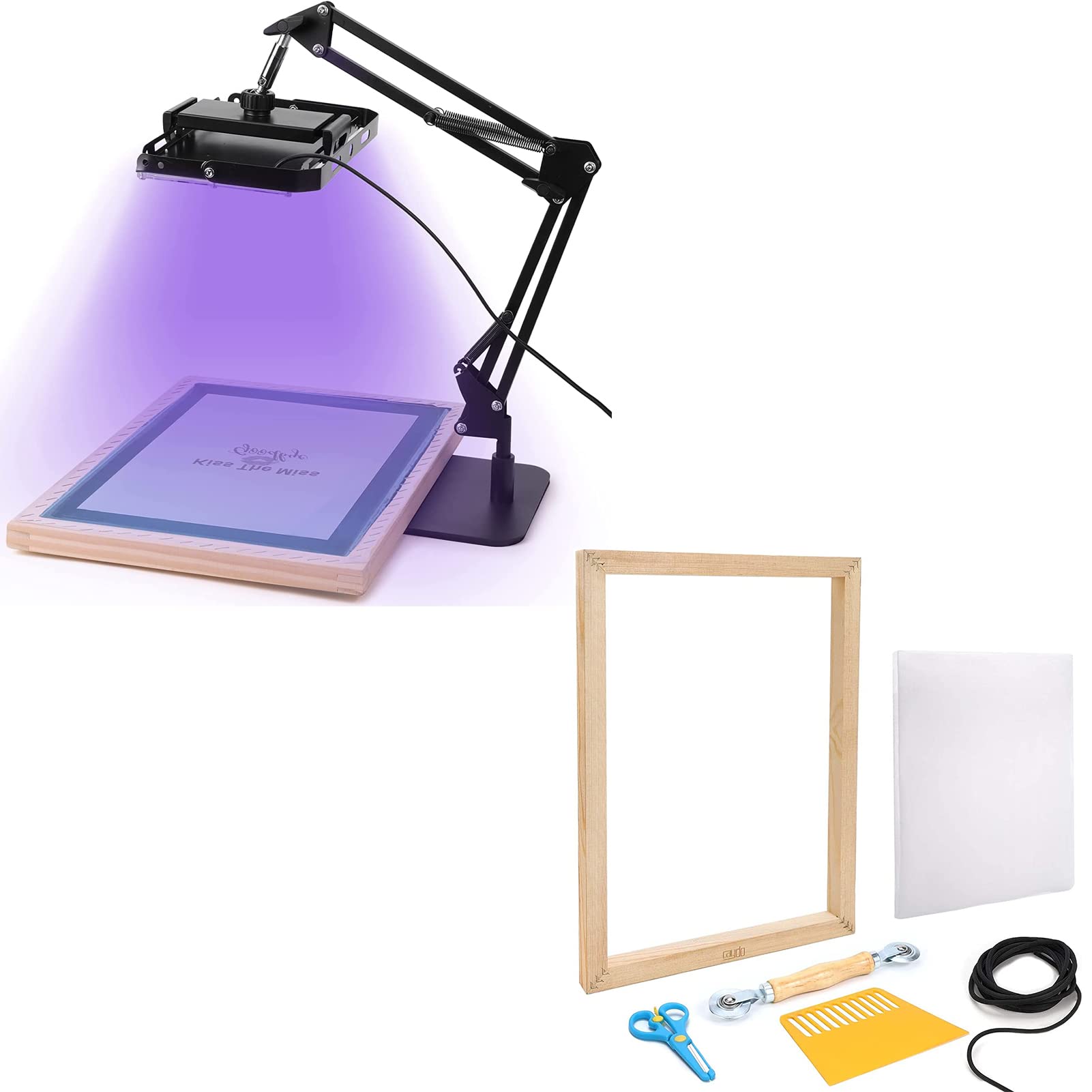 Dorhui 50W Floor LED Exposure Unit for Screen Printing, UV Screen Printing  Exposure Light and Light Stand for Screen Printing Kit Photo Emulsion Kit